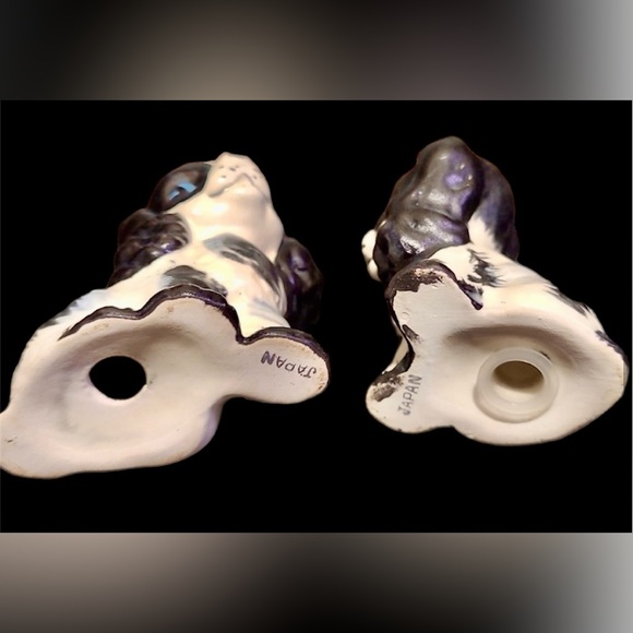 Salt and pepper shaker puppies VINTAGE JAPAN - Picture 3 of 3